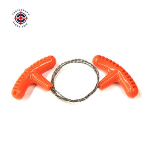 New outdoor PP handle mini pocket saw <b>Camping</b> survival line saw stainless steel wire saw water grass saw - Product Image 1