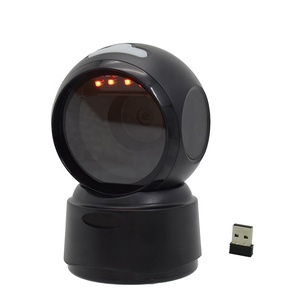 USB và không dây 2.4G với Bluetooth omni-directional bàn 2D Máy Quét Mã Vạch nền tảng với Dongle - Product Image 1