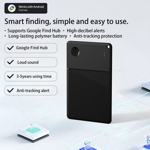 Localizador Antipérdida para <span class=keywords><strong>Google</strong></span>, Etiqueta de Localización para Encontrar Mi Dispositivo, Localizador para Cartera, Tarjetas, Llaves, Bolsos, Perros, Gatos, Control Remoto - Product Image 5