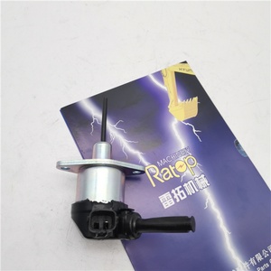 โซลินอยด์หยุดน้ำมันเชื้อเพลิงเครื่องยนต์ดีเซล12V 1A021-60017 1A021-60016 1A02160013 1A021-60015สำหรับรถขุด V2203 V2204 KX91 KX121 - Product Image 2