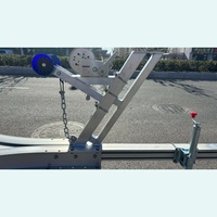 Remorque de bateau en aluminium HOIRO à double essieux robuste de 27 pieds, rouleaux oscillants, frein hydraulique, VIN&DOT&CE, transporteur de bateau de pêche, 2835 kg