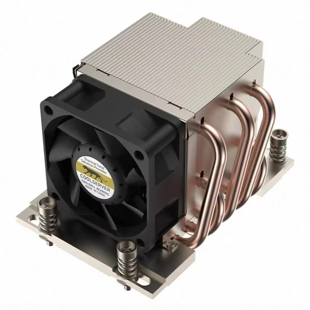 7001/7002/7003/9004 SP3/LGA4094 SP3 SP5 LGA 2011 4/5Heat Pipe Aluminum Fins CPU 2U Server Heatsink Cooper CPU Cooler