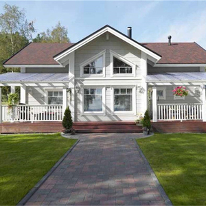 Modern design prefab cabins for sale vacation wooden log cabin