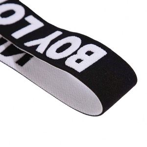 Bande élastique jacquard tissée en polyester à haute ténacité pour ceinture de pantalon, prix raisonnable, avec marque personnalisée Tewei - Product Image 2