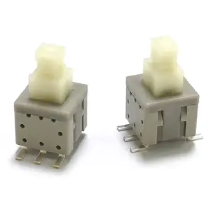 SMD Self Locking 6 Pin Push Button Switch For Appliance