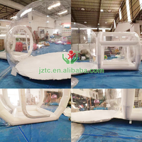 Château gonflable transparent Tongcai Fun House pour enfants, utilisation en extérieur, matériau PVC, respectueux de l'environnement, protection UV, ignifuge