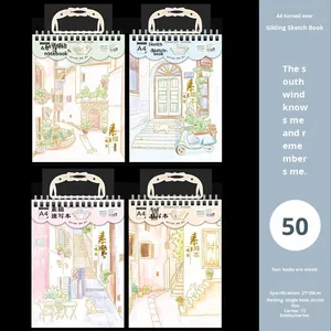 Quaderno a Spirale A4 per Studenti, per <span class=keywords><strong>Disegno</strong></span> e Pittura, Carta per Matite Colorate per Adulti e Bambini - Product Image 6