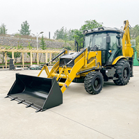 Chargeuse sur pneus pour tracteur diesel 4x4 Chargeuse sur pneus frontale avec composants centraux Garantie 1 an Chargeuse compacte sur chenilles