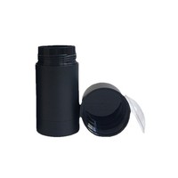 Vente en gros de flacons roll-on pour déodorant et parfum en ABS+PP noir mat 50 ml avec logo personnalisé, emballage d'exportation, marque NS