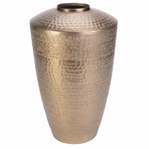 Jarrón de Metal Moderno, Pieza Decorativa Minimalista para el Estilo Interior de la Sala de Estar Contemporánea con una Estética de Diseño Limpio - Product Image 1