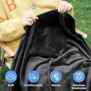 Custom Logo Premium morbido 2-in-1 coperta da viaggio a maglia modello punto cuscino aereo bagaglio a mano manica zaino con Clip per cinturino