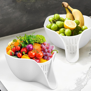 <span class=keywords><strong>Panier</strong></span> d'égouttage multifonctionnel <span class=keywords><strong>de</strong></span> 6.5 pouces Passoire en silicone pour laver facilement les <span class=keywords><strong>fruits</strong></span> <span class=keywords><strong>et</strong></span> <span class=keywords><strong>légumes</strong></span> avec bec verseur - Product Image 5