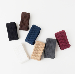 Calidad de otoño e invierno de algodón de estilo japonés mucho sólido color damas pila tripulación calcetines de moda - Product Image 1