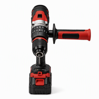 Perceuse-visseuse sans fil 21V, moteur sans balais, mandrin auto-serrant, vitesse variable, batterie Li-ion, outil de perçage électrique
