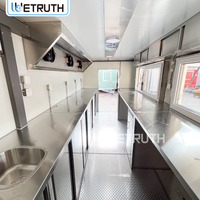 Wetruth Remorque de restauration, Kiosque alimentaire, Stand de restauration, Chariot de restauration pliable sur roues, Remorque alimentaire, Camion de restauration