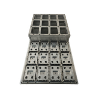 Molde de Termoformado para Contenedor Cuadrado de Aluminio con Proceso CNC y Sistema de Canales Fríos/Calientes para Producción de Envases de Alimentos para Llevar