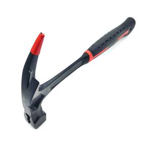 Outils de toiture Marteau de <span class=keywords><strong>couvreur</strong></span> forgé en acier avec porte-clou magnétique Poignée souple à 2 composants comme outils de travaux de toit - Product Image 1