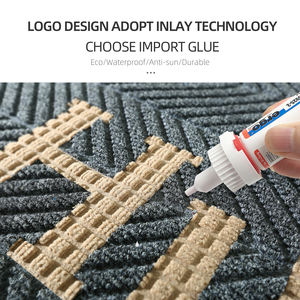 ALLEVI <span class=keywords><strong>Heavy</strong></span> <span class=keywords><strong>Duty</strong></span> 10MM Espesor Alfombrilla de puerta comercial Alfombrilla de entrada personalizada Alfombrilla de bienvenida - Product Image 3