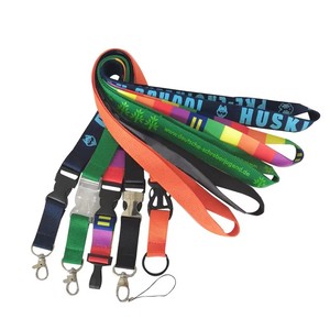 Custom Personalized Adjustable Double Hook Eco-Friendly Durable Neck Lanyard Logo Photo Text Name for Office School (Card