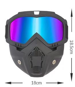 Masque de protection pour la tête de mort de haute qualité pour la conduite en extérieur, lunettes de moto tout-terrain pour motos Harley rétro - Product Image 1