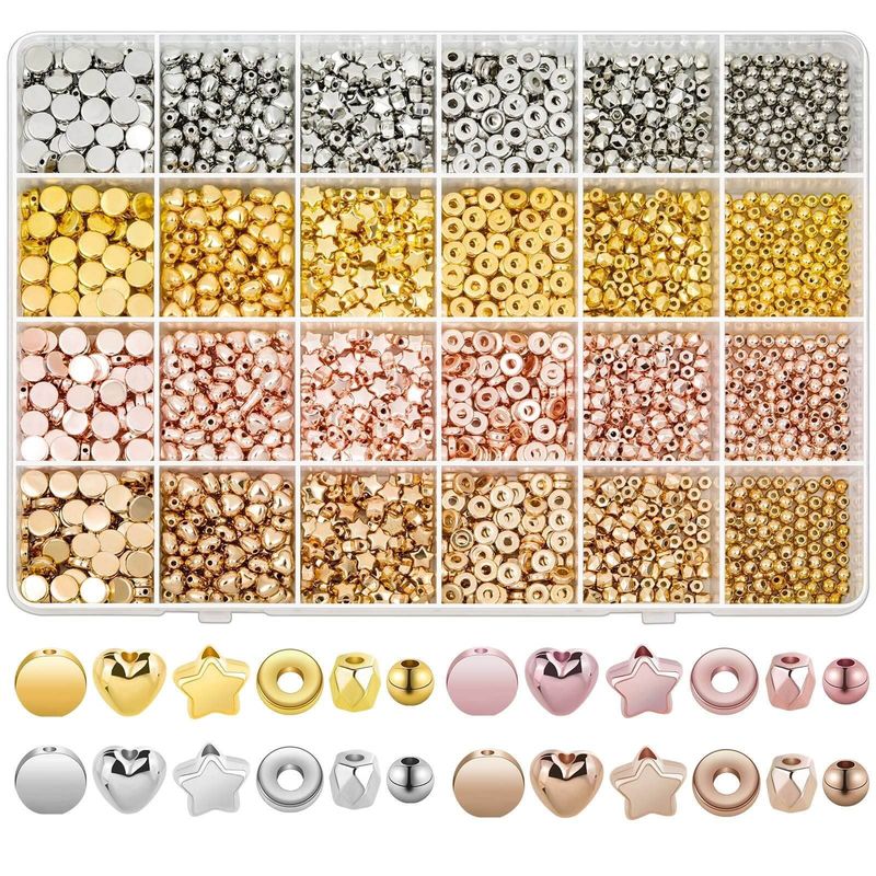 2160pcs Gold Silver Rose Gold KC