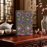 Bible de Jésus en cuir PU souple avec motif arabesque coloré unique, couverture personnalisée avec logo couleur, impression sur mesure