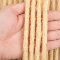 Capelli Biondi per Trecce Originea, Vendita all'Ingrosso, Dreadlock Fatti a Mano con Estremità Singole, Extension di Capelli Umani all'Uncinetto per Donne e Uomini