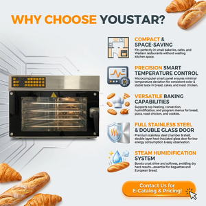 <span class=keywords><strong>Four</strong></span> à convection à air chaud à 5 plateaux, <span class=keywords><strong>mini</strong></span>-<span class=keywords><strong>four</strong></span> rotatif pour la cuisson du pain, des gâteaux et des biscuits - <span class=keywords><strong>Four</strong></span> de boulangerie commercial - Product Image 3