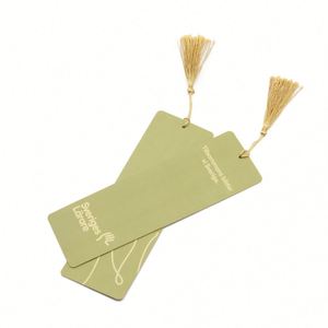 Cute Blank Tassels Hot Selling Souvenir Promotional Gift <b>Bookmarks</b> Custom Logo Printing Magnetic Paper <b>Bookmark</b> - Product Image 5