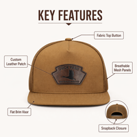 Gorra de Béisbol Unisex Ajustable de 6 Paneles, Estructurada, de Sarga de Algodón Negro con Bordado de Logotipo Personalizado y Hebilla Plateada de Cobre