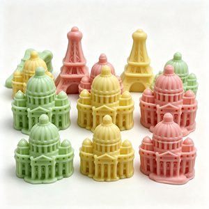 Dulces Novedosos con Forma de Castillo 3D con Relleno Líquido, Golosinas Interactivas con Sabor a Frutas para Fiestas Temáticas de Princesas, Regalo al por Mayor - Product Image 1
