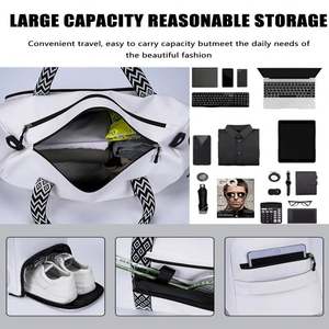 Sac de raquette en nylon de grande capacité, imperméable, sac de voyage pour homme, sac de sport multifonctionnel pour femme, sac de sport pour l'extérieur - Product Image 4