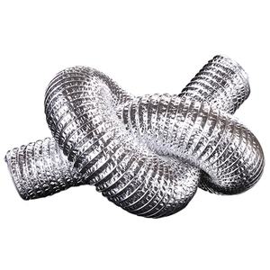 Ac канал 4 дюймов алюминиевая труба 4 дюйма алюминиевой фольги гибкий воздуховод труб, устанавливаемое на вентиляционное отверстие в салоне автомобиля воздуха вентиляционная трубка Сушилка воздуховод для дома - Product Image 6