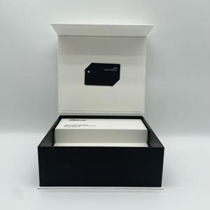 Elegante Premium-Logo-Geschenkboxen mit glänzendem UV-Spot, schwarz-weiß, klein, steif, mit Magnetverschluss, individuelle Sonnenbrillen-Verpackungsbox - Product Image 4