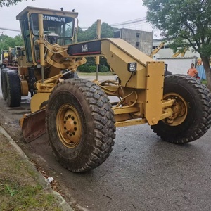 รถเกรดเดอร์มือสอง Caterpillar 14H น้ำหนัก 18.8 ตัน เครื่องจักรปรับระดับถนนสำหรับงานหนัก เครื่องยนต์ Cat 3176 แท้ สำหรับโครงการทางหลวง - Product Image 3