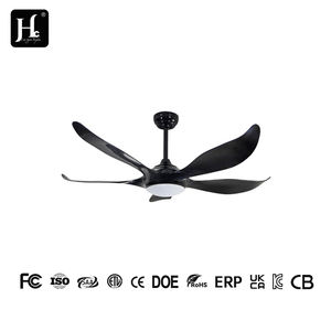 Ventilador de Techo Moderno con Luz LED, Motor DC Silencioso, Control Remoto, 52 Pulgadas, ABS, 5 Aspas, Velocidades Ajustables - Product Image 4