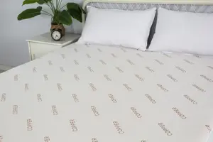Hiçbir su geçirmez bakır infüzyon yatak koruyucu ev kullanımı için yatak anti toz yatak korumak