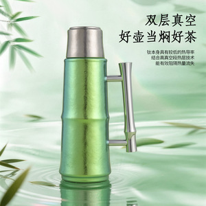 Double Walled Pure Titanium Thermos Cup <b>With</b> Tea <b>Strainer</b> Business Gift Cylinder Shape Insulated Tea Cup - Product Image 3