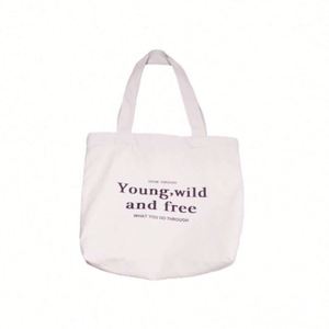 Bolsa de Tela Resistente con Logotipo Personalizado, Bolsa de Compras de Algodón Reutilizable Ecológica - Product Image 4