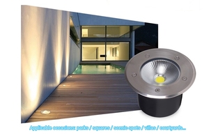 IP67 3W COB étanche <span class=keywords><strong>LED</strong></span> lumière souterraine extérieur <span class=keywords><strong>sol</strong></span> jardin chemin <span class=keywords><strong>sol</strong></span> cour Spot paysage lampe - Product Image 4