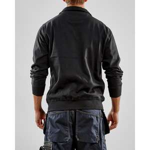 BLAKLADER - 334910489900S Sweat zip intégral Noir-EAN 7330509320075 WORK HOODIES - Product Image 3