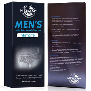 Crema depilatoria permanente con logotipo personalizado para hombres, crema depilatoria indolora para la cara de la axila del área íntima de los hombres - Product Image 6