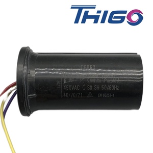 Condensador Thigo 400vac 4 Cables 2x0.47uf 5uf 10uf Automático Sanyo <span class=keywords><strong>Daewoo</strong></span> para <span class=keywords><strong>Lavadora</strong></span> de Doble Tina, Repuestos para <span class=keywords><strong>Lavadora</strong></span> - Product Image 2