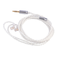 Vente flash Câble HiFi IEM Tripowin Solstice 26AWG en cuivre argenté de haute qualité Câble d'écouteurs Accessoires pour écouteurs