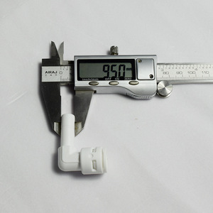 Codo de Tubería de Agua en Forma de L de 95.0 mm, Conexión Rápida de 1 Pulgada para Purificador de Agua, Sistema de Ósmosis Inversa - Product Image 1