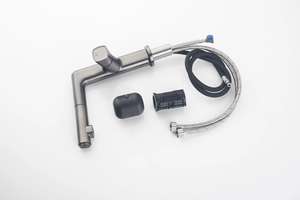 <span class=keywords><strong>Robinet</strong></span> de lavabo de salle de bain en alliage de zinc, mitigeur d'eau chaude et froide, <span class=keywords><strong>robinet</strong></span> de lavabo à poignée unique, articles sanitaires - Product Image 6