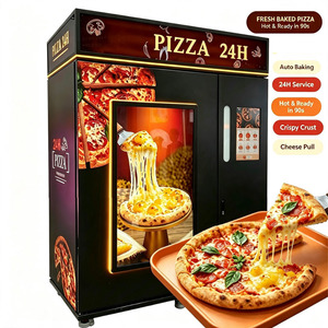 Distributeur automatique de pizzas, cuisson automatique, <span class=keywords><strong>kiosque</strong></span> de vente de pizzas en libre-service, pizzas fraîches et chaudes multi-saveurs pour centre commercial, gare, hall - Product Image 1