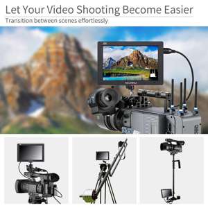 FEELWORLD Professional 7-inch 4K Camera <strong>Monitor</strong> FW703 IPS 1920x1200 HDMI 3G-SDI <strong>Input</strong> Ultra-Portable DSLR Field <strong>Monitor</strong> - Product Image 5