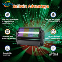 Lumière stroboscopique LED RGB à pixels 1000W 8+8 segments étanche DMX512, gradateur linéaire LED pour scène, DJ, club, fête, événement