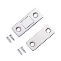 Loquet de verrouillage en acier magnétique fort Ultra mince pour porte armoire placard plus proche aimant armoires tiroir matériel de meubles de maison